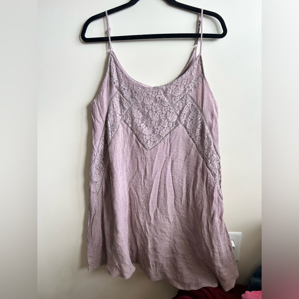 Mittoshop Boho Purple Trapeze Dress L